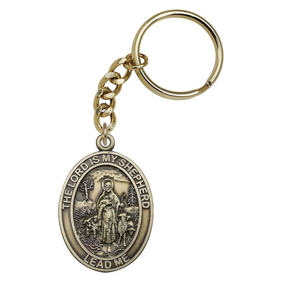 Gold The Lord Is My Shepherd Psalm 23 Key Chain, Bliss Manufacturing