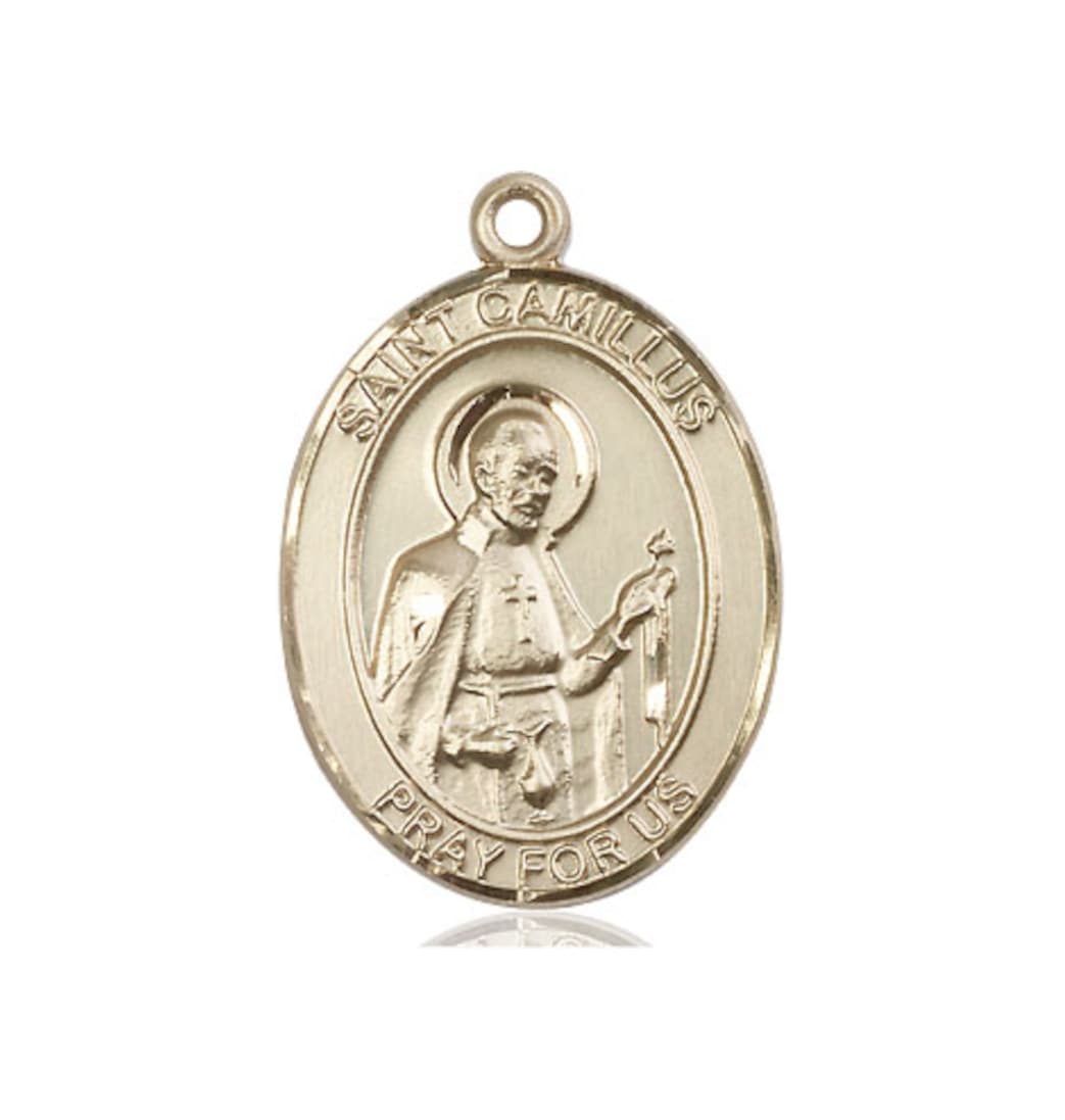 Bliss St Camillus of Lellis Catholic Patron Saint Medal