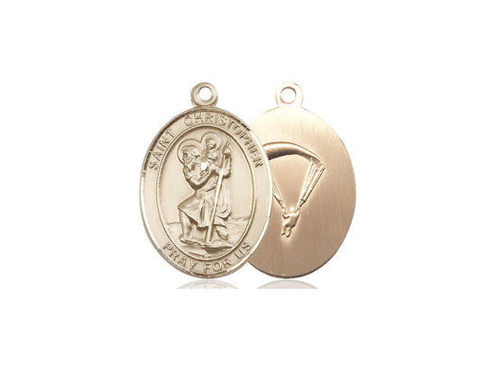 Bliss St Christopher Paratrooper Catholic Patron Saint Medal