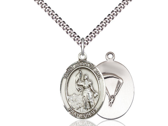 Bliss St Joan of Arc Paratrooper Catholic Patron Saint Medal