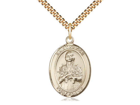 Bliss St Kateri Catholic Saint Medal