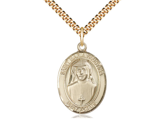 Bliss St Maria Faustina Catholic Patron Saint Medal