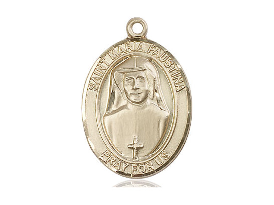 Bliss St Maria Faustina Catholic Patron Saint Medal