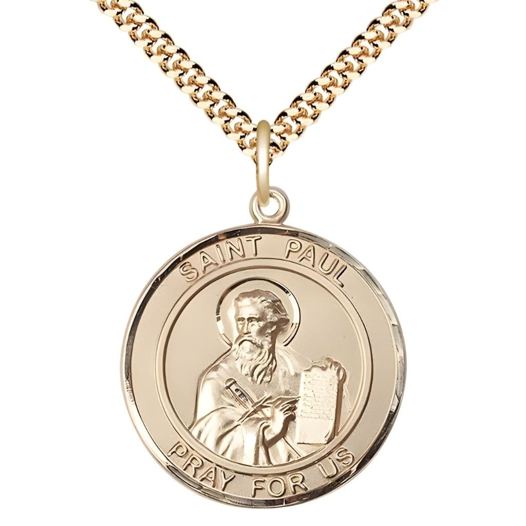 Bliss St. Paul the Apostle Round Gold-filled Medal