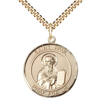 St. Paul the Apostle Round Gold-filled Medal, Bliss Manufacturing