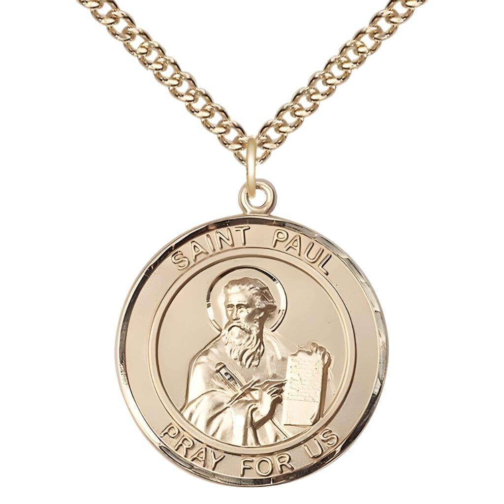 Bliss St. Paul the Apostle Round Gold-filled Medal