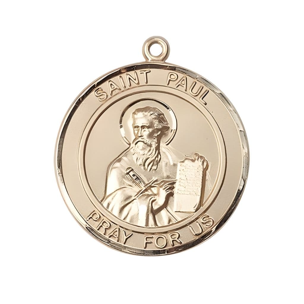 Bliss St. Paul the Apostle 14kt Gold Round Medal