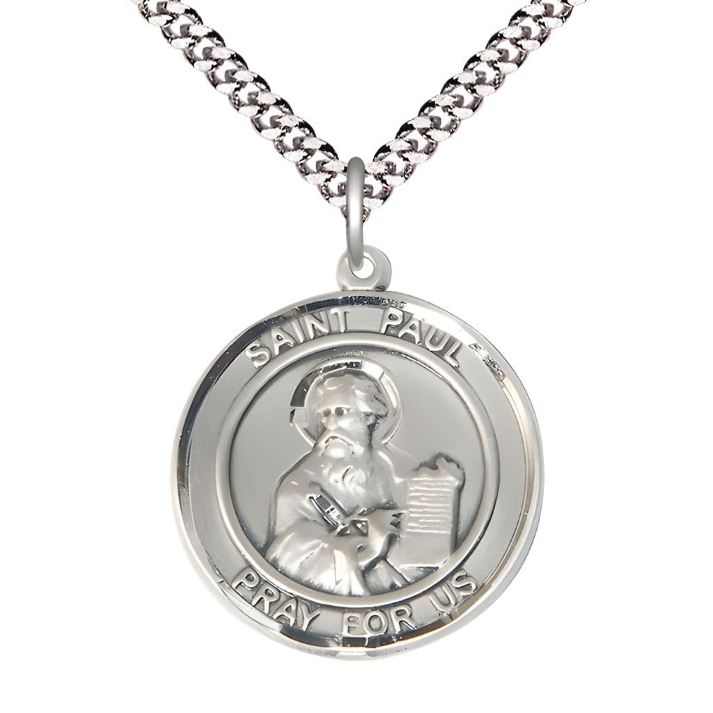 Bliss St. Paul the Apostle Sterling Silver Round Medal