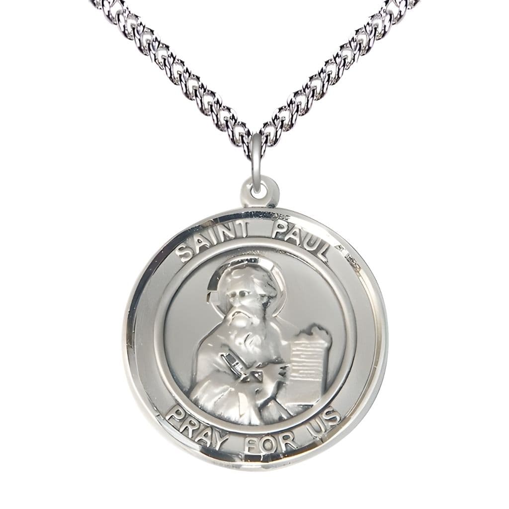 Bliss St. Paul the Apostle Sterling Silver Round Medal