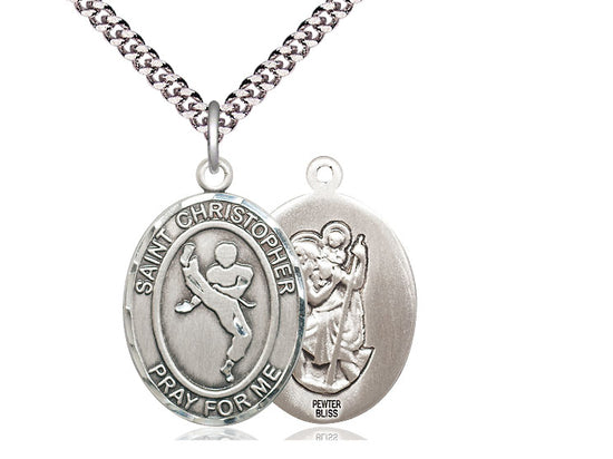 Bliss Saint Christopher Martial Arts Catholic Patron Saint Medal