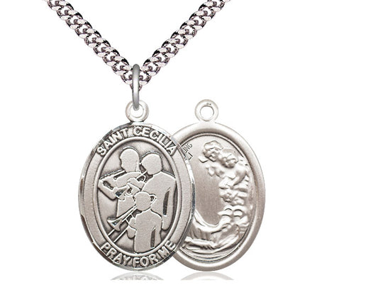 Bliss St Cecilia Marching Band Catholic Patron Saint Medal