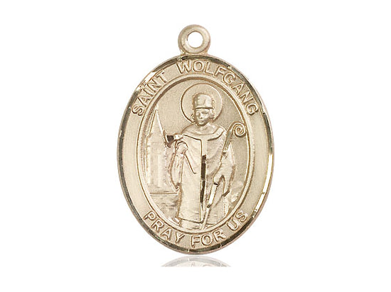 Bliss St Wolfgang 14kt Gold Oval Medal