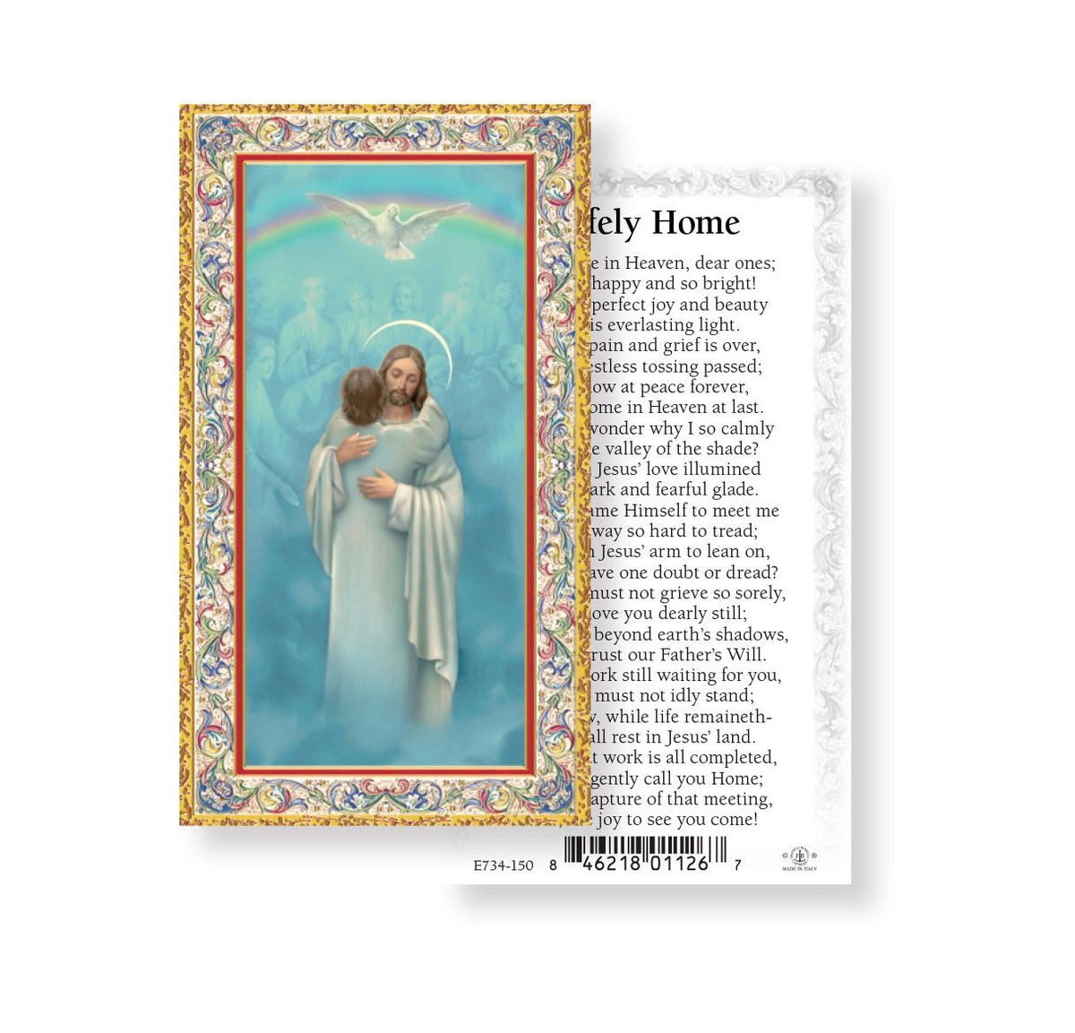 Fratelli Bonella Safely Home Holy Cards 100pcs