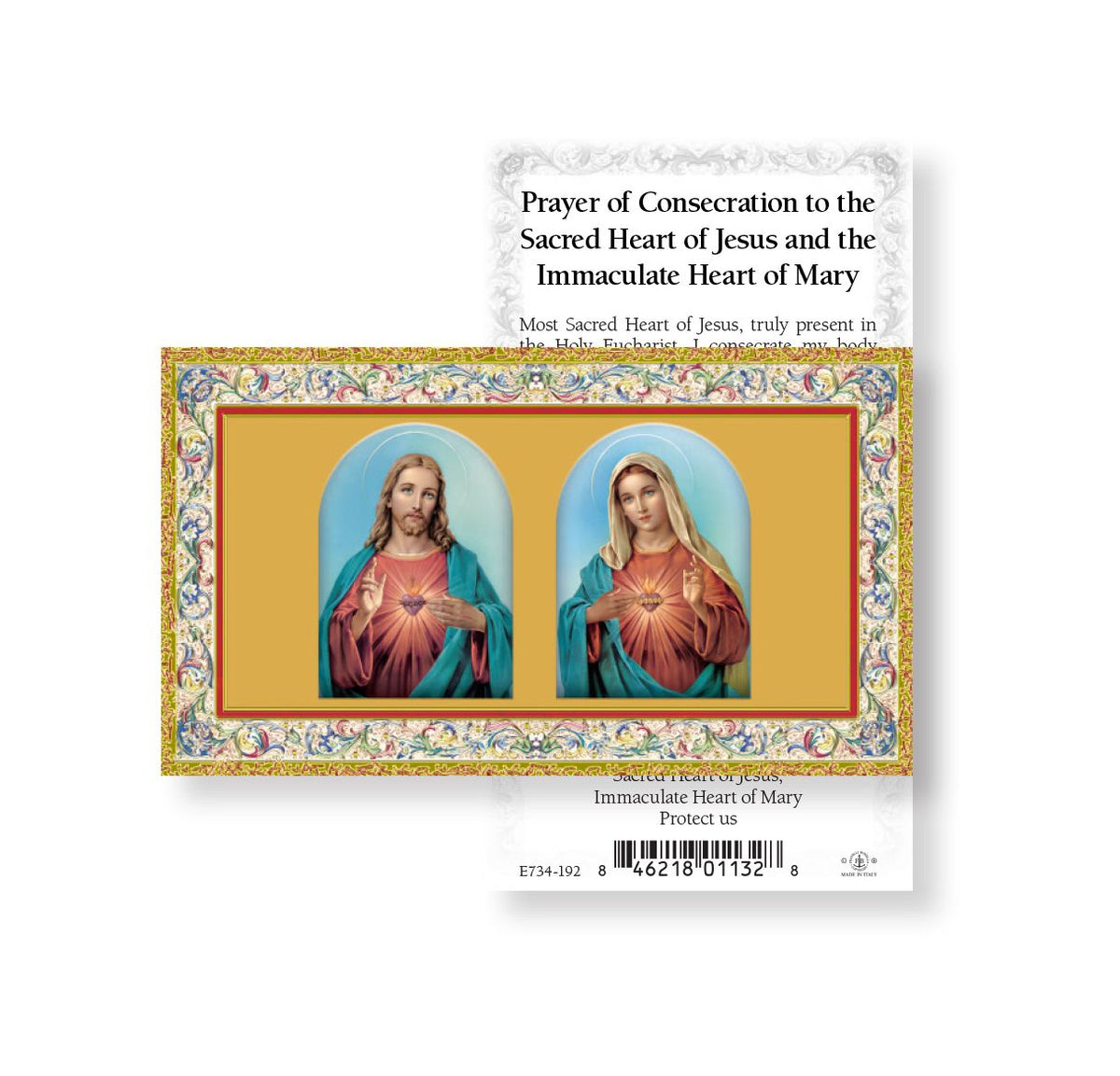 Prayer of Consecration Holy Cards 100pcs