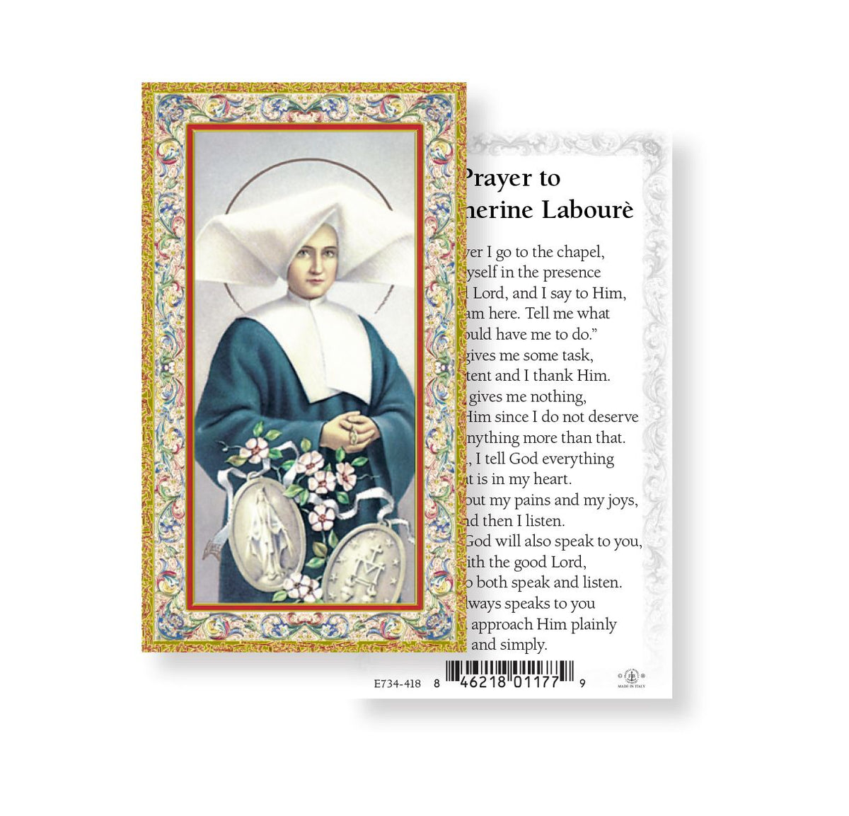 Saint Catherine Laboure Prayer Holy Cards 100pcs