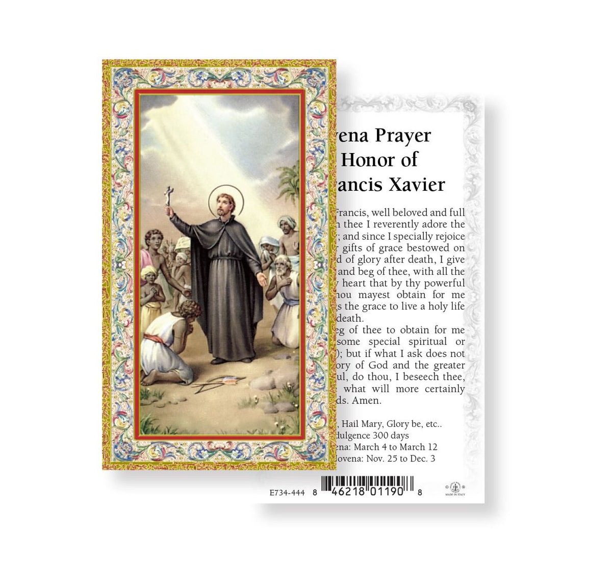 Saint Francis Xavier Prayer Holy Cards 100pcs