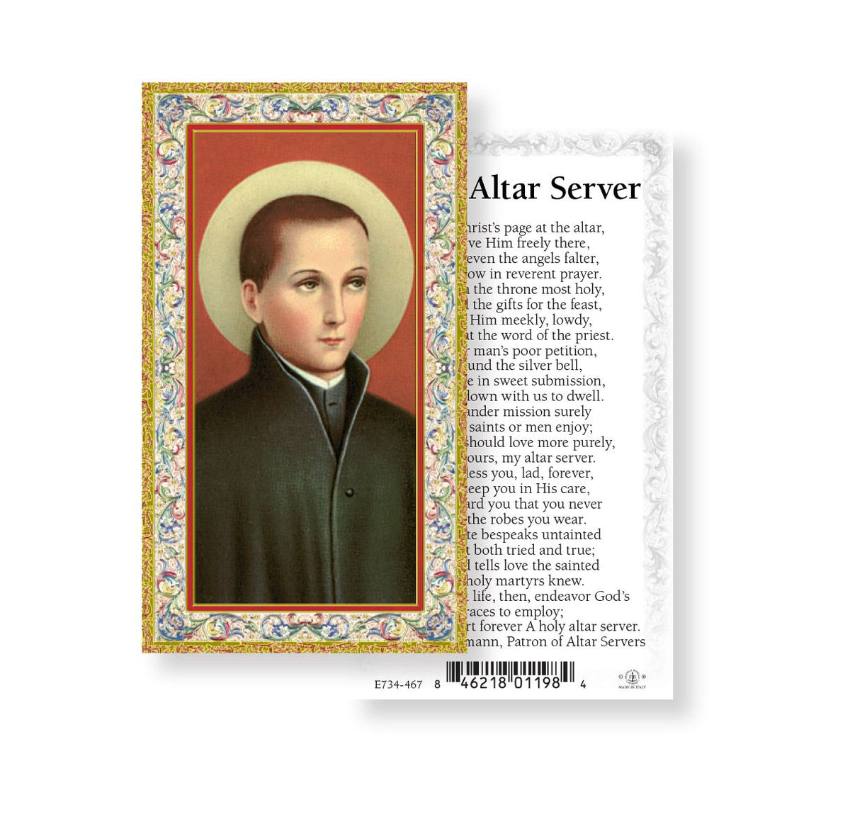 To an Altar Server Prayer Holy Cards 100pcs