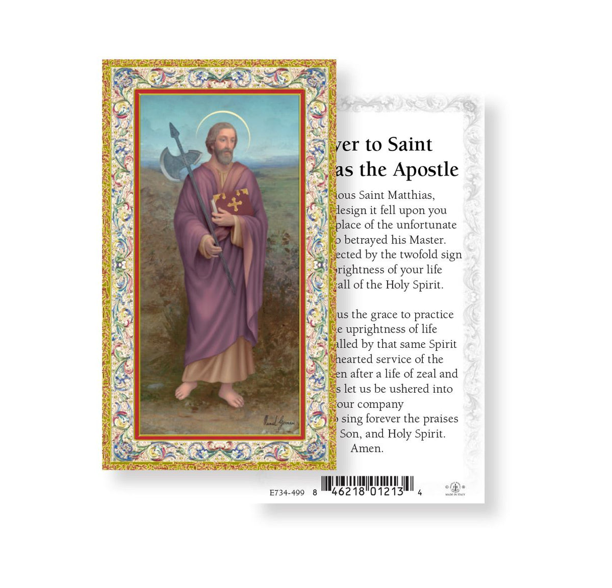 Saint Matthew the Apostle Prayer Holy Cards 100pcs