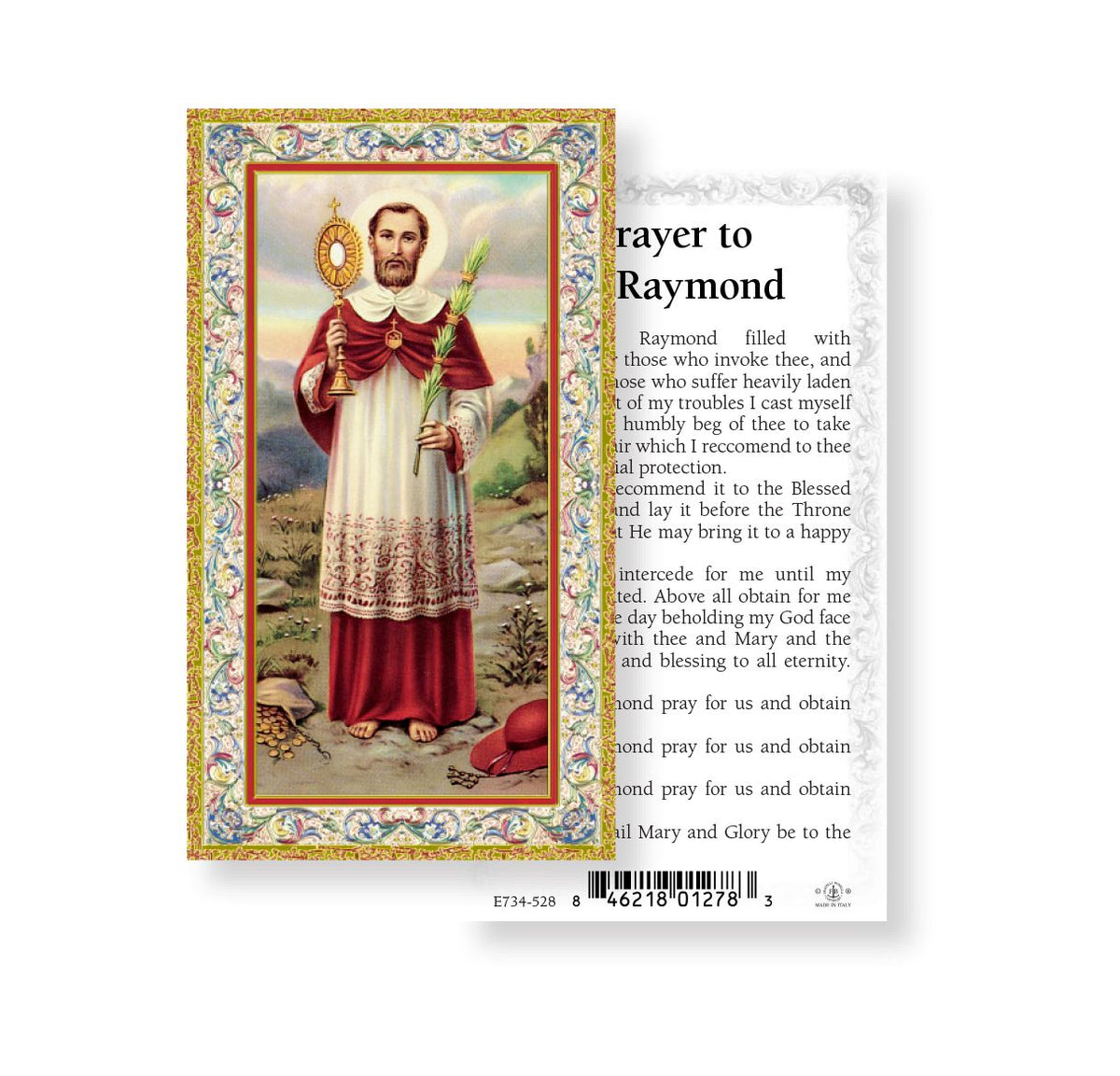 Saint Raymond Nonnatus Prayer Holy Cards 100pcs