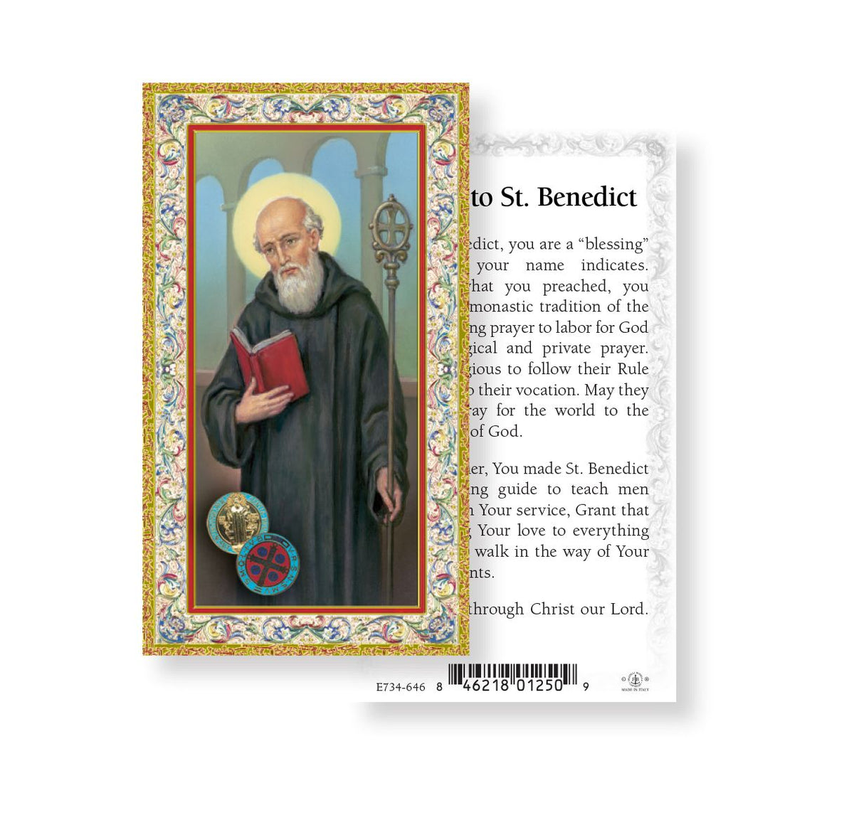 Saint Benedict Prayer Holy Cards