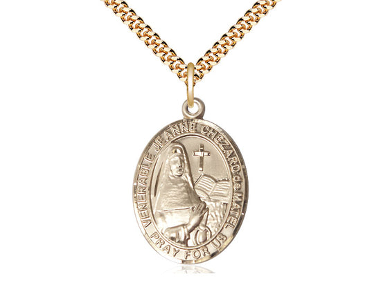 Bliss Venerable Jeanne Chezard De Matel Catholic Patron Saint Medal