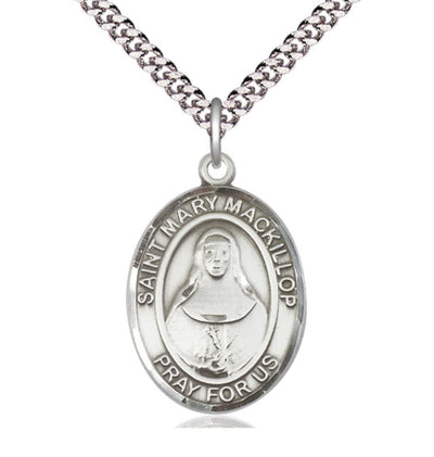 Pewter St Mary Mackillop Catholic Patron Saint Large Size Medal, Bliss Manufacturing