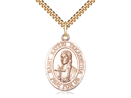 Bliss St Kateri Tekakwitha Catholic Saint Medal