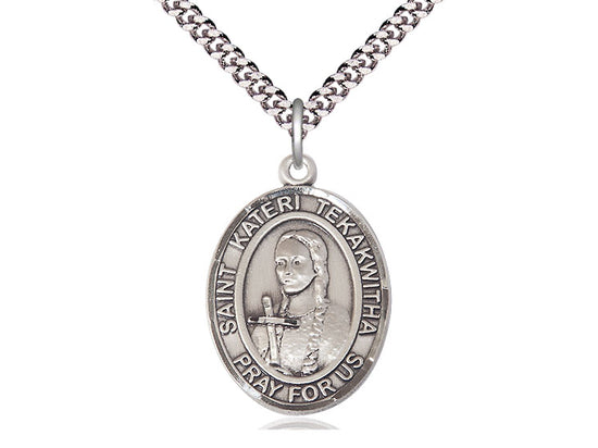 Bliss St Kateri Tekakwitha Catholic Saint Medal