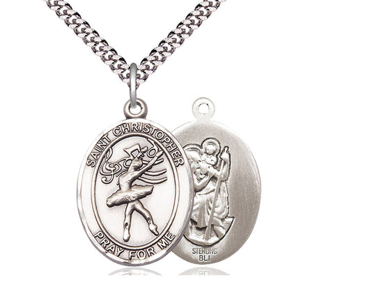 Bliss St Christopher Dance Patron Saint Medal