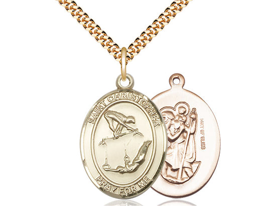 Bliss St Christopher Gymnastics Patron Saint Medal