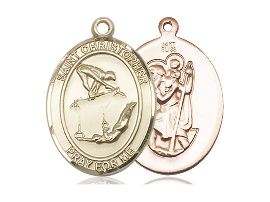 Bliss St Christopher Gymnastics Patron Saint Medal