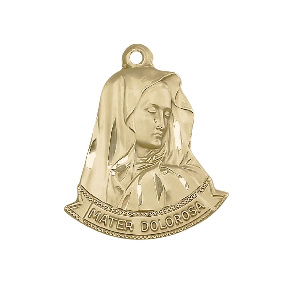 Bliss Mater Dolorosa 14kt Gold Pendant,