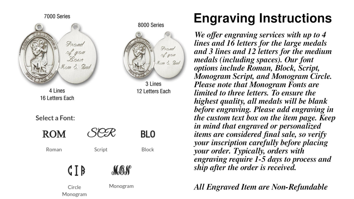 Bliss St Zoe of Rome Pewter Oval Medal Necklace