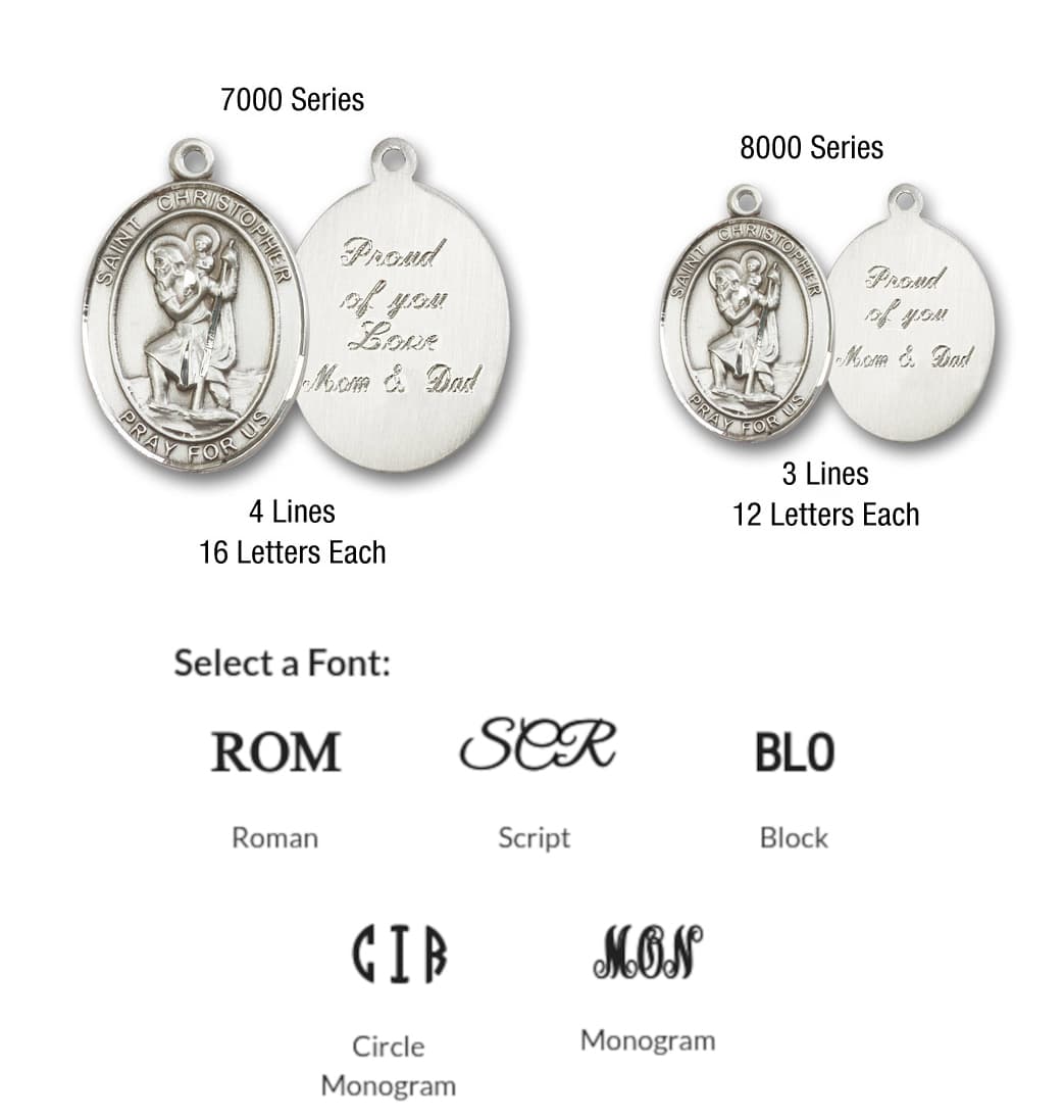 Bliss Guardian Angel Basketball Gold-filled Oval Engravable Medal Necklace