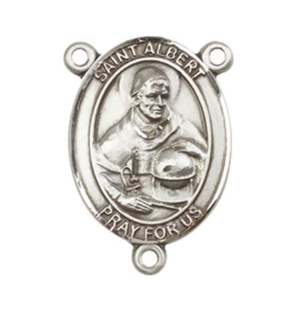 Bliss St Albert the Great Engravable Center Rosary Part,