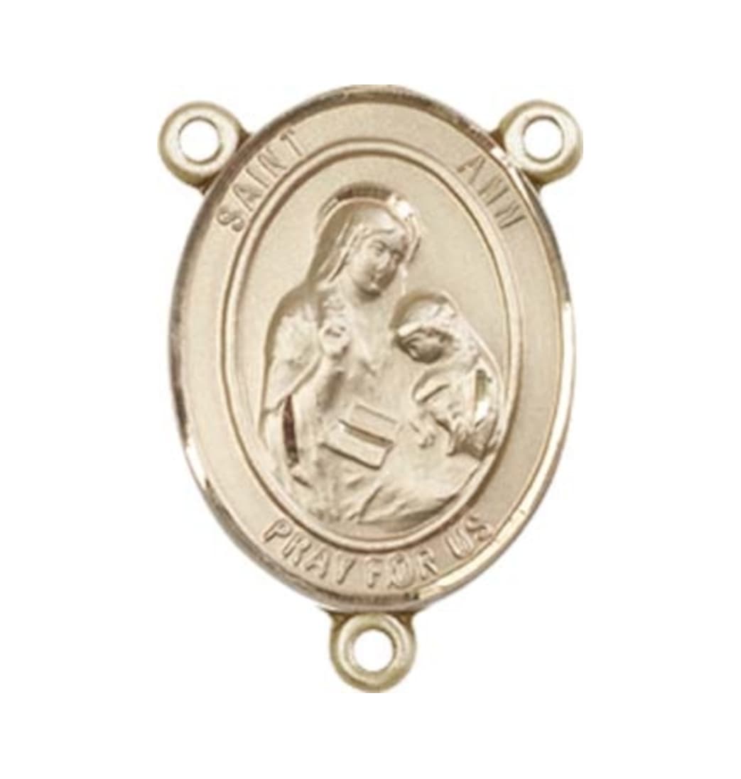 Bliss St Ann Engravable Center Rosary Part