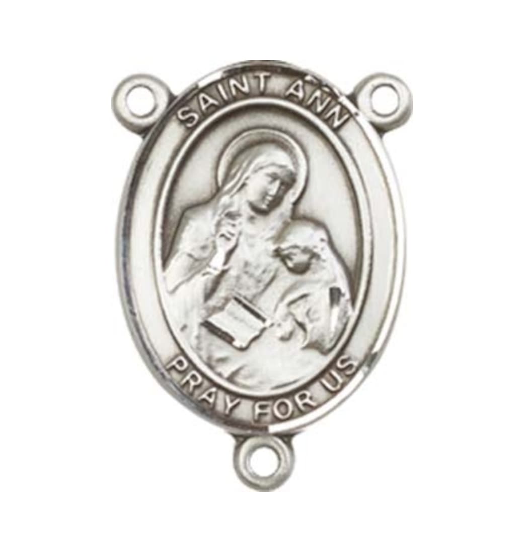 Bliss St Ann Engravable Center Rosary Part