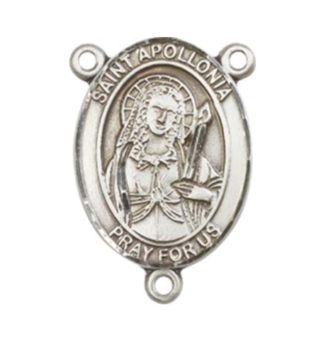 Bliss Manufacturing St Apollonia Engravable Center Rosary Part,