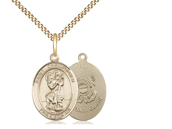 Bliss St Christopher Coast Guard Catholic Patron Saint Medal