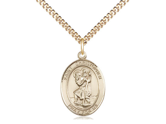 Bliss St Christopher EMT Catholic Patron Saint Medal