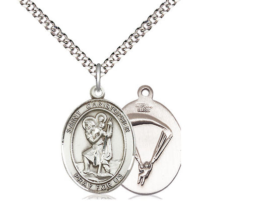 Bliss St Christopher Paratrooper Catholic Patron Saint Medal