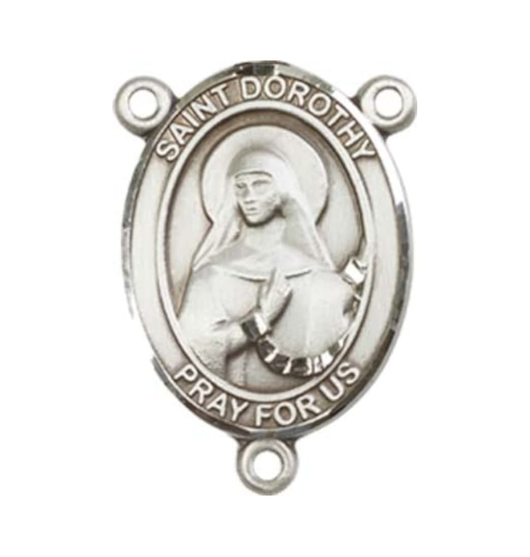 Bliss St Dorothy Engravable Center Rosary Part,