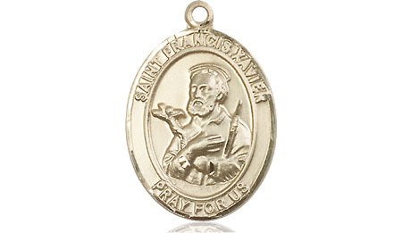 Bliss Manufacturing Medium 14kt Gold St Francis Xavier Medal