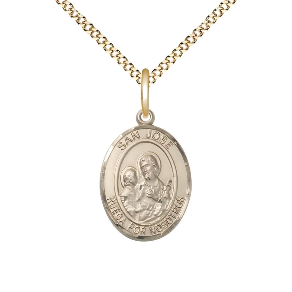 San Jose 14kt Gold-filled Oval Engravable Medal Pendant view 3, Bliss Manufacturing