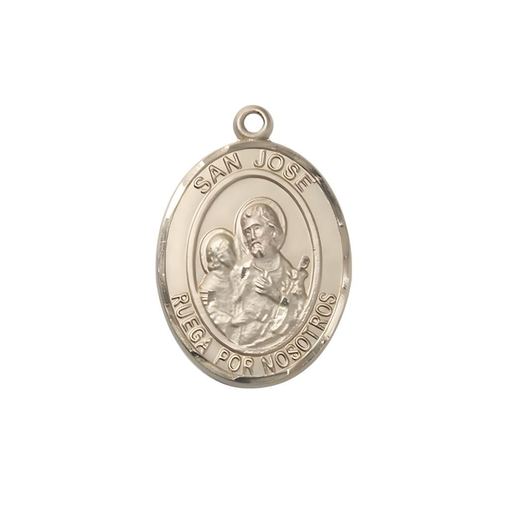 San Jose 14kt Gold Oval Engravable Medal Pendant view 3, Bliss Manufacturing