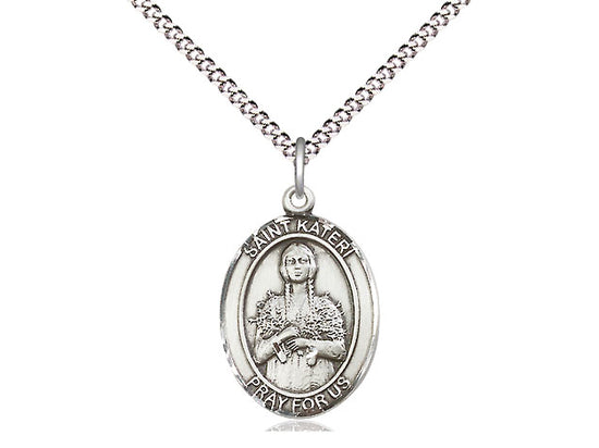 Bliss St Kateri Catholic Saint Medal