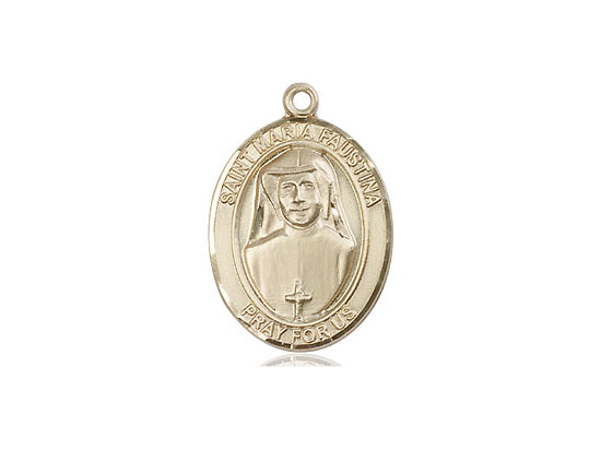 Bliss St Maria Faustina Catholic Patron Saint Medal