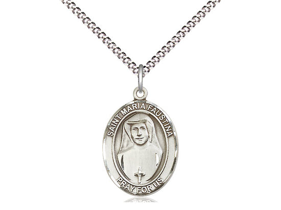 Bliss St Maria Faustina Catholic Patron Saint Medal