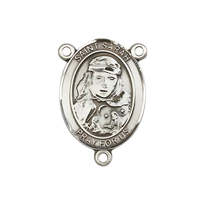 St. Sarah Engravable Silver Rosary Centerpiece St. Sarah Engravable Rosary Centerpiece, Bliss Manufacturing