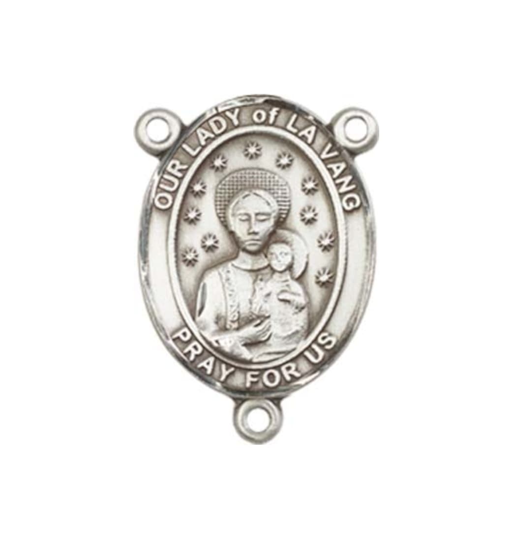 Bliss Our Lady of la Vang Engravable Center Rosary Part,